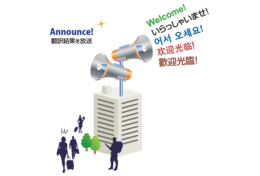 J Server Guidance 屋外用 中国語 韓国語翻訳 音声合成なら高電社