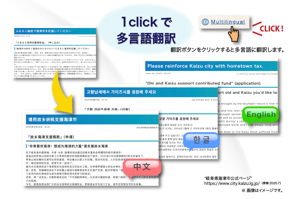 ｍｙサイト翻訳 中国語 韓国語翻訳 音声合成なら高電社